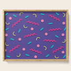 Memphis Pattern 20 - Miami Vice / 80s Retro Serving Tray Gallery Image 1