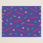 Memphis Pattern 20 - Miami Vice / 80s Retro Jigsaw Puzzle Gallery Image 1