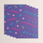 Memphis Pattern 20 - Miami Vice / 80s Retro Wrapping Paper Gallery Image 3