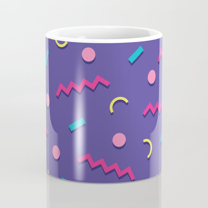 Memphis Pattern 20 - Miami Vice / 80s Retro Coffee Mug Gallery Image 4