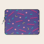 Memphis Pattern 20 - Miami Vice / 80s Retro Laptop Sleeve Gallery Image 1