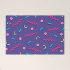 Memphis Pattern 20 - Miami Vice / 80s Retro Welcome Mat Gallery Image 1