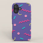 Memphis Pattern 20 - Miami Vice / 80s Retro iPhone Case Gallery Image 1