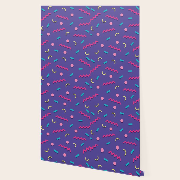 Memphis Pattern 20 - Miami Vice / 80s Retro Wallpaper Gallery Image 2