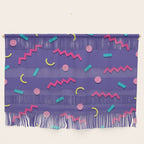 Memphis Pattern 20 - Miami Vice / 80s Retro Wall Hanging Gallery Image 1