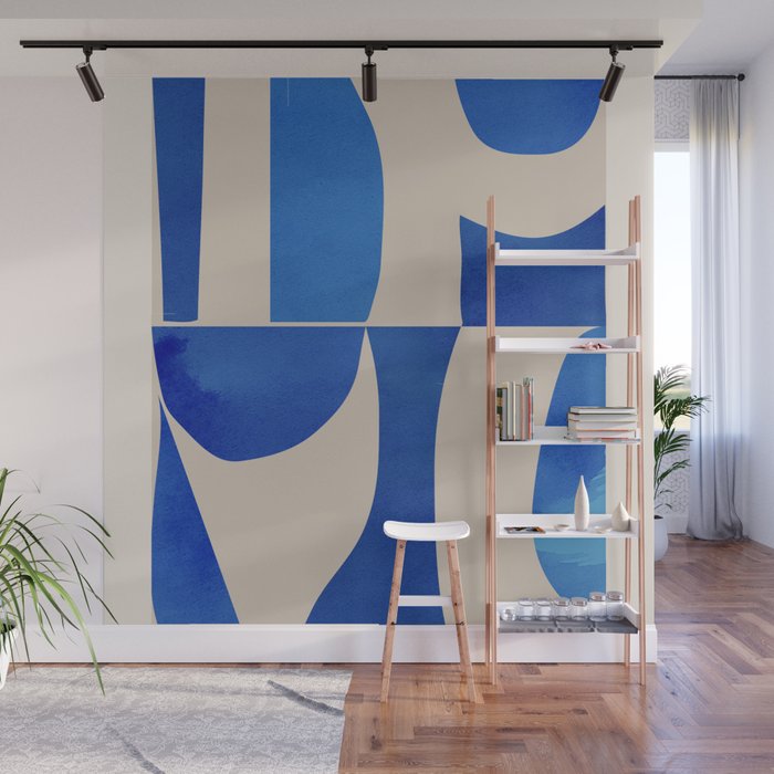 Minimal Geometric Shapes 229 Wall Mural Gallery Image 1