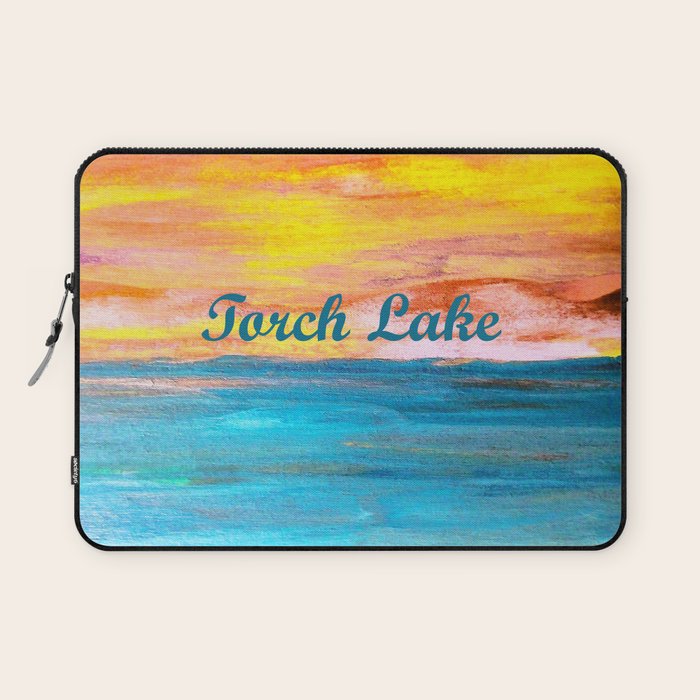 Torch Lake Sunset Dream II Laptop Sleeve Gallery Image 1