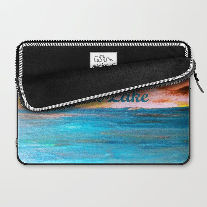 Torch Lake Sunset Dream II Laptop Sleeve Gallery Image 2