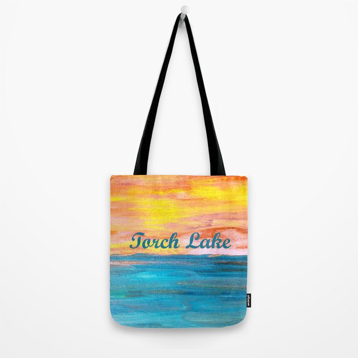 Torch Lake Sunset Dream II Tote Bag Gallery Image 2