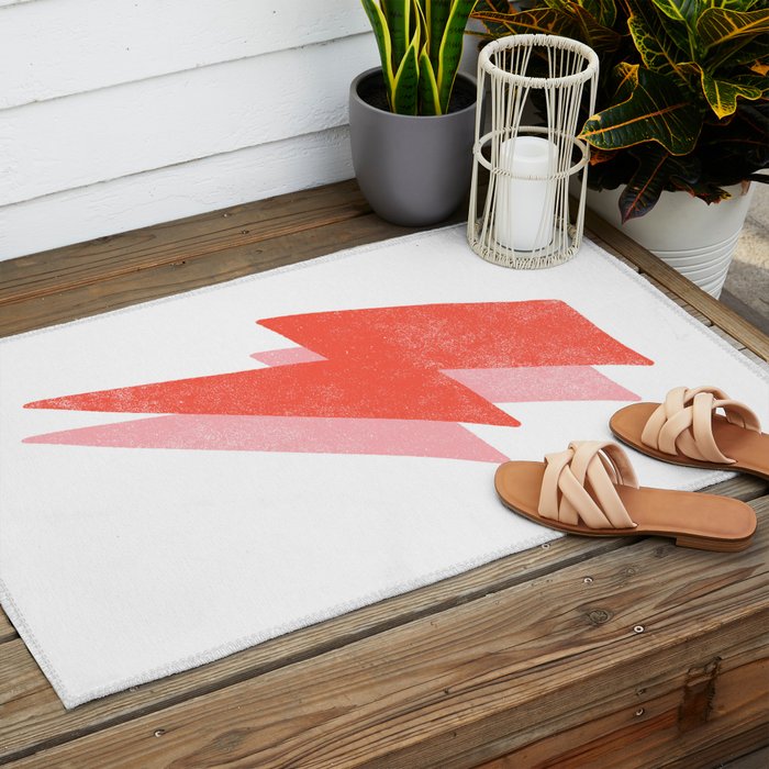 Thunder Distressed Outdoor Rug Gallery Image 2