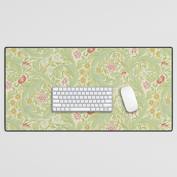 William Morris Leicester Green Multi Desk Mat Gallery Image 1