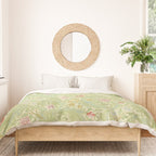 William Morris Leicester Green Multi Duvet Cover Gallery Image 3