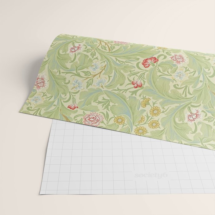 William Morris Leicester Green Multi Wrapping Paper Gallery Image 2