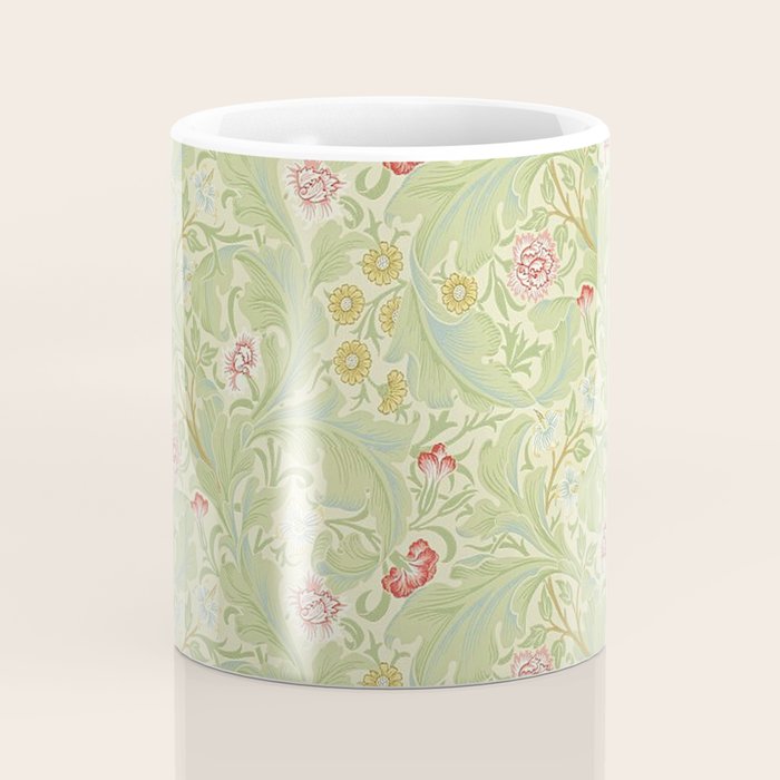 William Morris Leicester Green Multi Coffee Mug Gallery Image 4