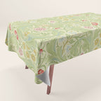 William Morris Leicester Green Multi Tablecloth Gallery Image 1