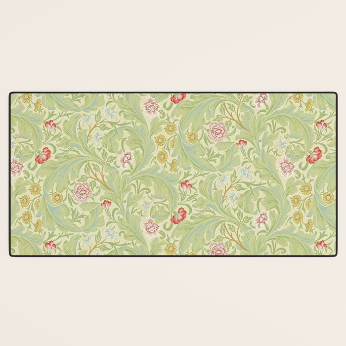 William Morris Leicester Green Multi Desk Mat Gallery Image 3
