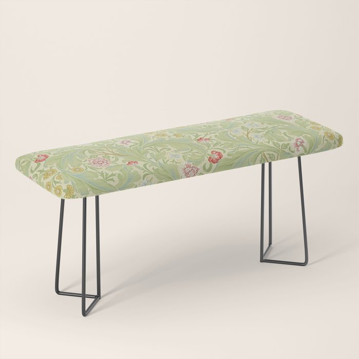 William Morris Leicester Green Multi Bench Gallery Image 1