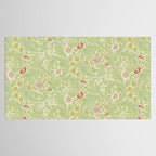 William Morris Leicester Green Multi Tablecloth Gallery Image 2