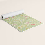 William Morris Leicester Green Multi Yoga Mat Gallery Image 2
