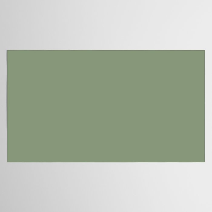 LAUREL TREE SOLID COLOR Plain Muted Green Shade Tablecloth Gallery Image 2