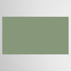 LAUREL TREE SOLID COLOR Plain Muted Green Shade Tablecloth Gallery Image 2