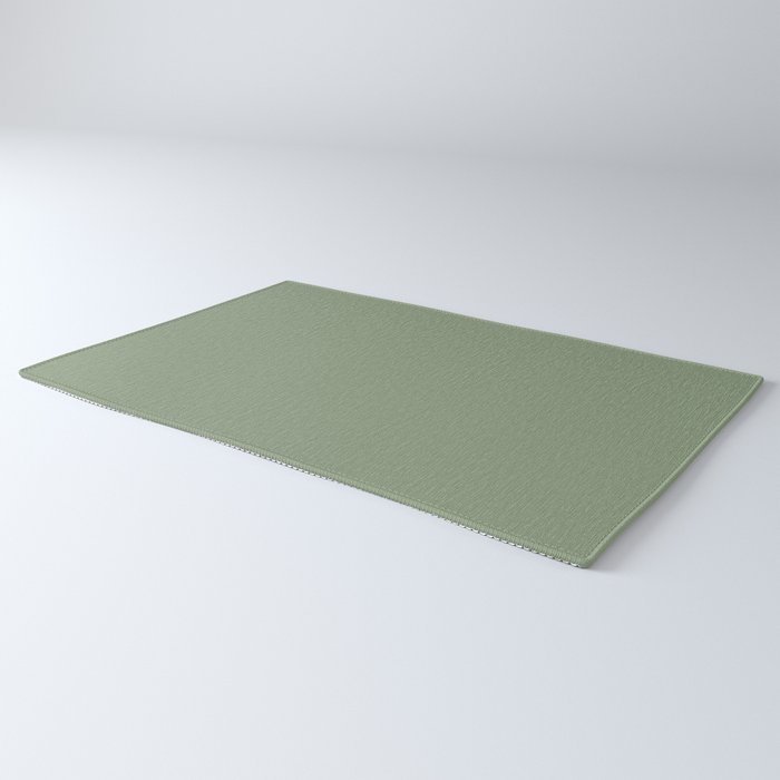 LAUREL TREE SOLID COLOR Plain Muted Green Shade Rug Gallery Image 3