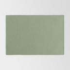 LAUREL TREE SOLID COLOR Plain Muted Green Shade Rug Gallery Image 2