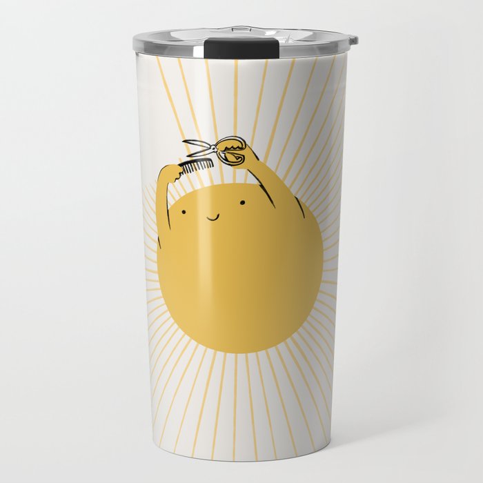 Summer Hair Cut Travel Mug Gallery Image 1