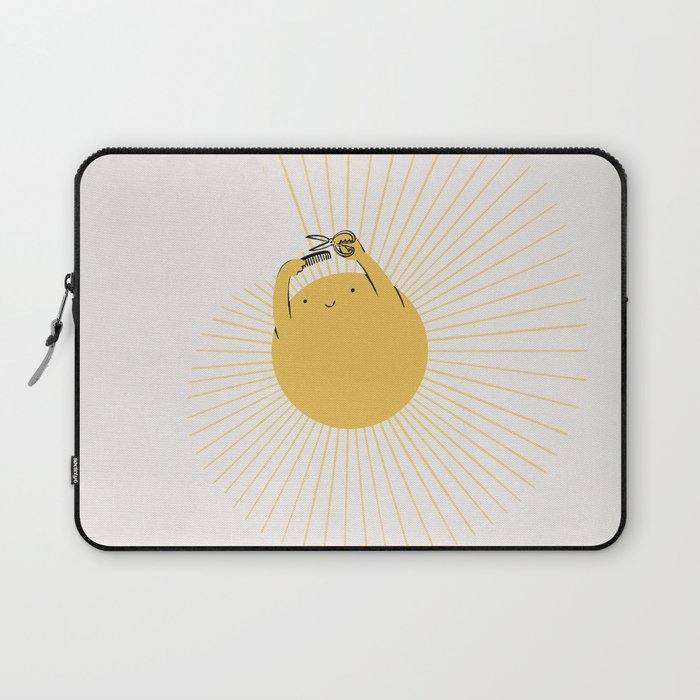 Summer Hair Cut Laptop Sleeve Gallery Image 1