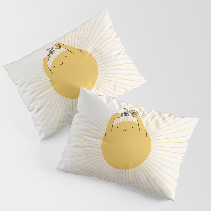 Summer Hair Cut Pillow Sham Gallery Image 3