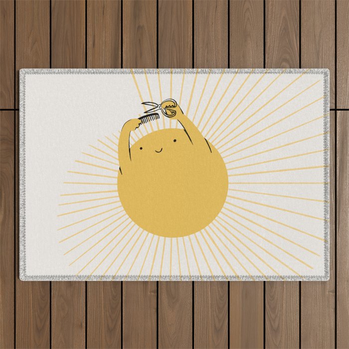Summer Hair Cut Outdoor Rug Gallery Image 1