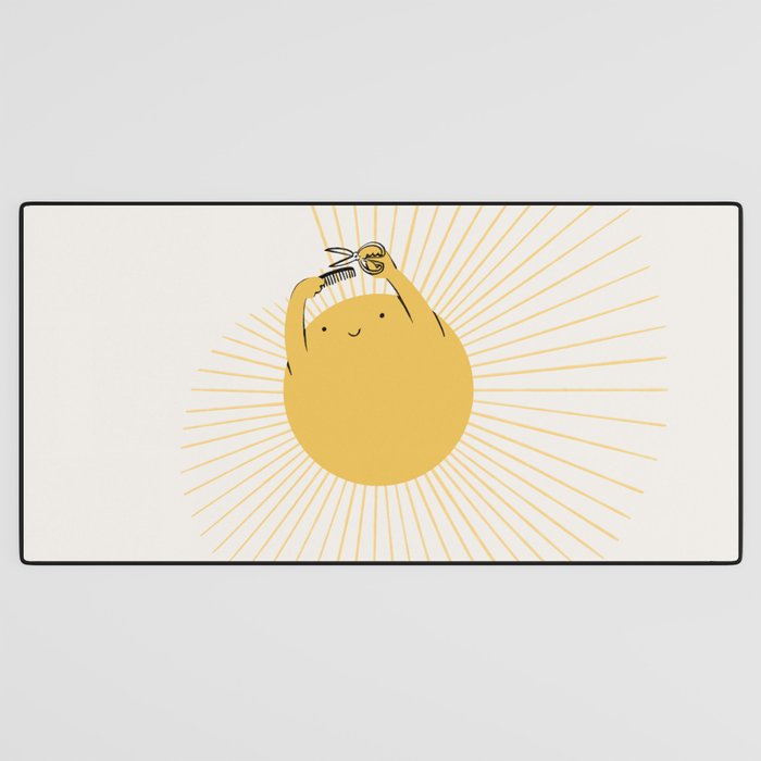 Summer Hair Cut Desk Mat Gallery Image 3