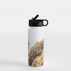 Lighthouse in the Fog | Heceta Head Oregon | Travel Photography in the PNW Water Bottle Gallery Image 1