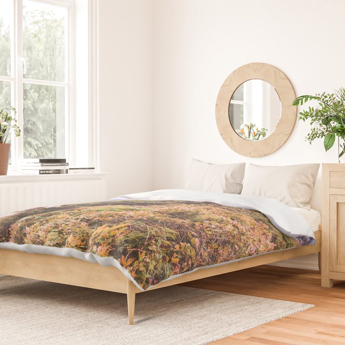 Lighthouse in the Fog | Heceta Head Oregon | Travel Photography in the PNW Duvet Cover Gallery Image 2