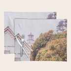 Lighthouse in the Fog | Heceta Head Oregon | Travel Photography in the PNW Placemat Gallery Image 1