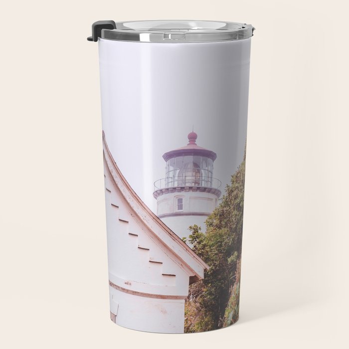 Lighthouse in the Fog | Heceta Head Oregon | Travel Photography in the PNW Travel Mug Gallery Image 3
