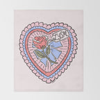 LOVE YOU SO MUCH Throw Blanket Gallery Image 2