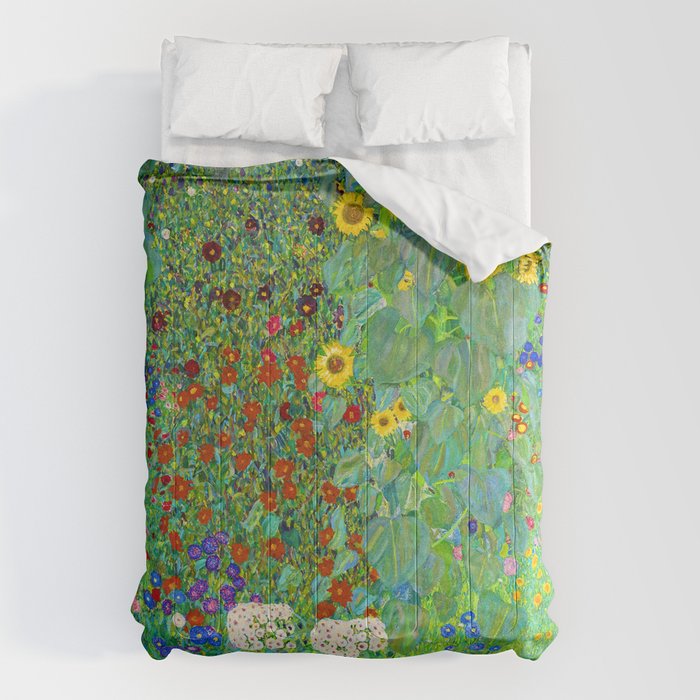 Gustav Klimt Flower Garden Comforter Gallery Image 6