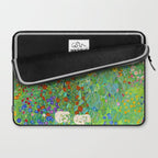 Gustav Klimt Flower Garden Laptop Sleeve Gallery Image 2