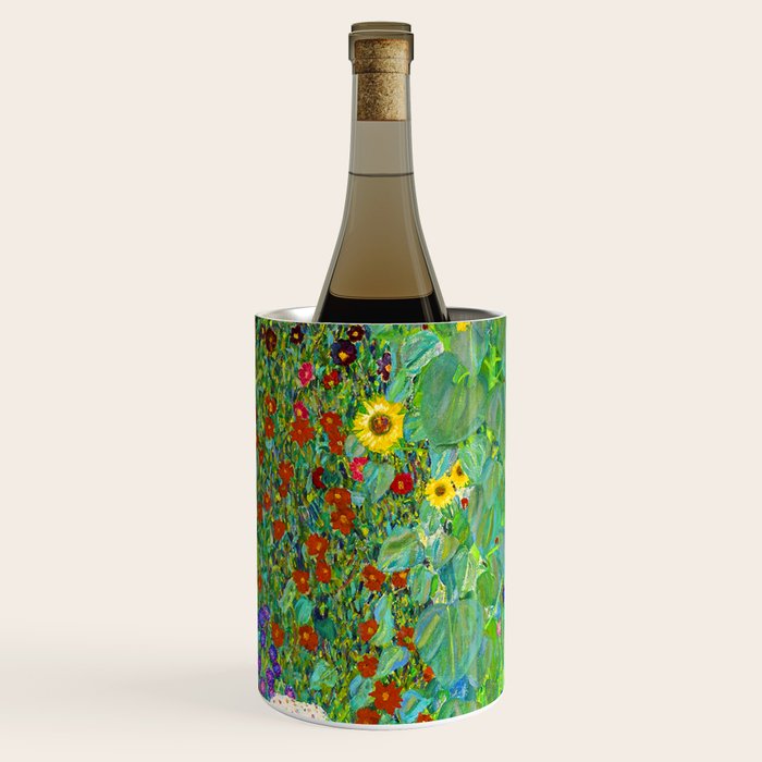 Gustav Klimt Flower Garden Wine Chiller Gallery Image 1