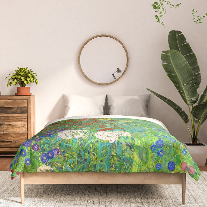 Gustav Klimt Flower Garden Comforter Gallery Image 3