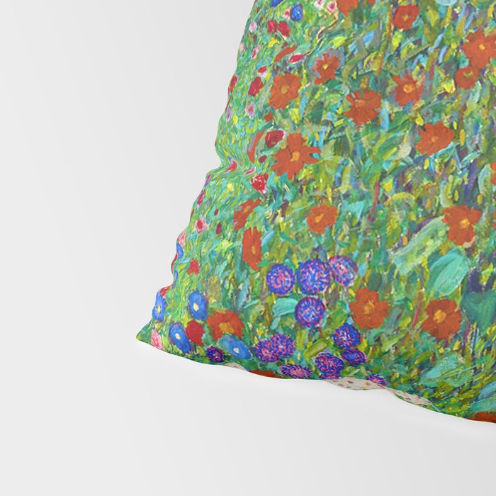 Gustav Klimt Flower Garden Pillow Sham Gallery Image 4