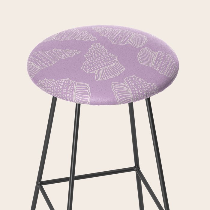 Conch Shell on Lavender Stool Gallery Image 2
