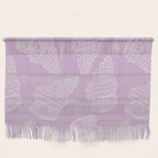 Conch Shell on Lavender Wall Hanging Gallery Image 1