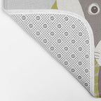 Whimsical Badger Bath Mat Gallery Image 2