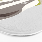 Whimsical Badger Bath Mat Gallery Image 3