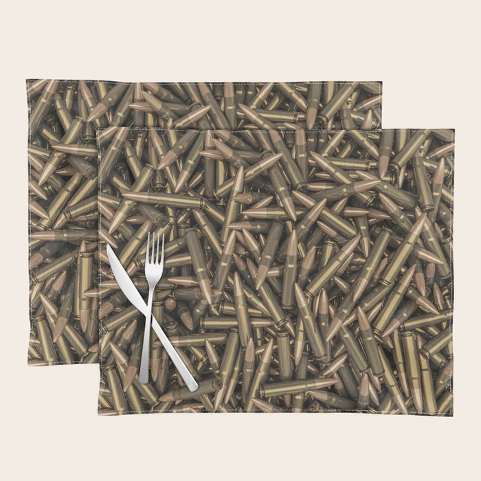 Rifle bullets Placemat Gallery Image 1