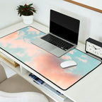 Cotton Candy Clouds - Nature Photography Art Print, Pastel Desk Mat Gallery Image 2