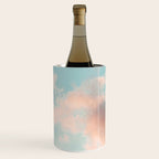 Cotton Candy Clouds - Nature Photography Art Print, Pastel Wine Chiller Gallery Image 1