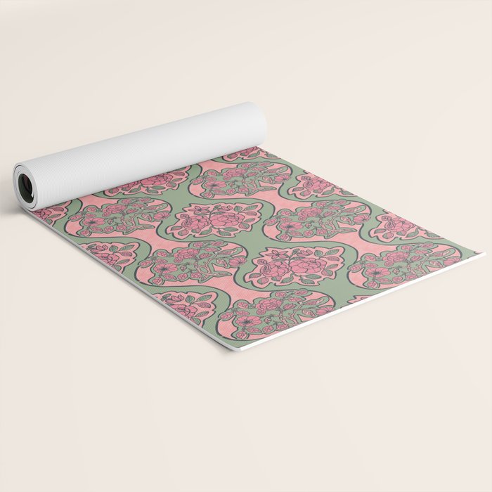 Blossom Elegance Charm Yoga Mat Gallery Image 2